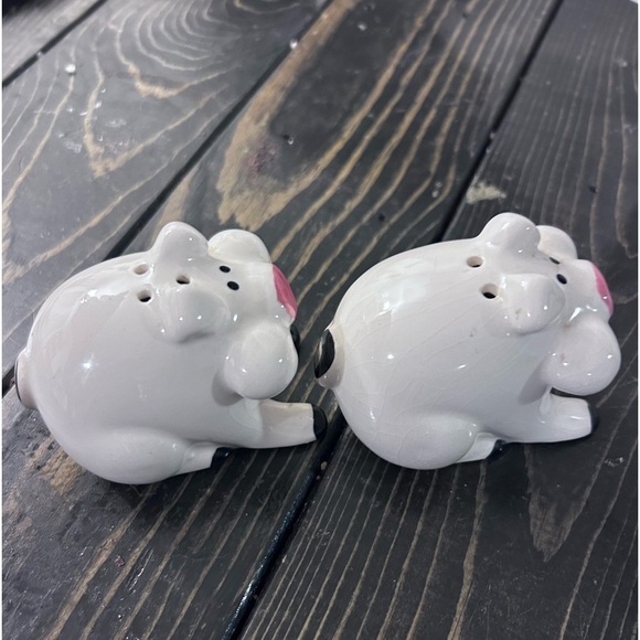 Vintage Smiling Pig Salt & Pepper Shakers Ron Jordan Designs - Picture 3 of 5